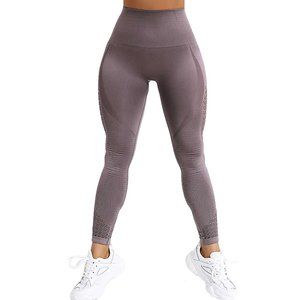 Women's Athletic Wine Purple Yoga Leggings